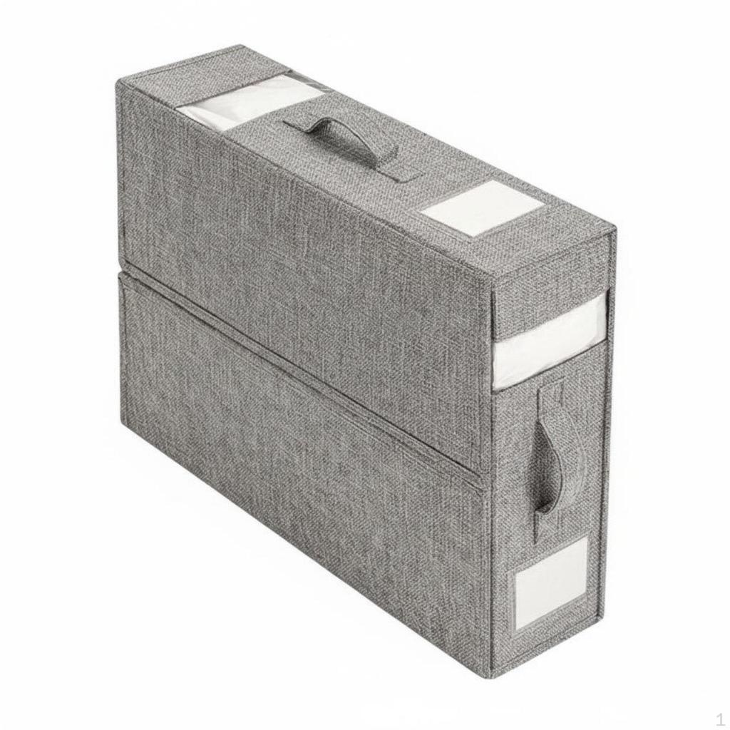 Bedding Storage Box Space Saving Foldable Clothes Organizer Carry Handles Container