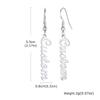 Exquisite Customized Earrings for Women, Personalized Name Letter Jewelry, Birthday Anniversary Gift