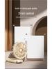 Silent Dual-Use Handheld Mini Fan with USB Charging & Long Battery Life
