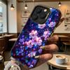Night Cherry Blossoms Shockproof Phone Case for Iphone 16 15 14 13 12 11 Pro Max/Mini Anti-Scratch Premium Hard Cover
