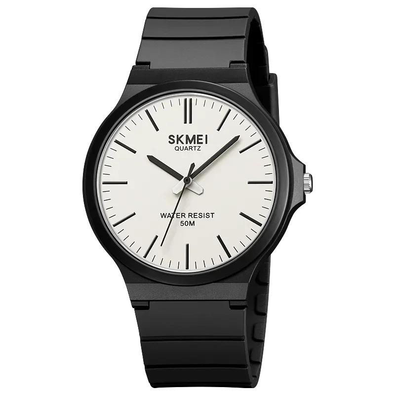 Skmei 2108 Watch For Male Time Clock Reloj Hombre for Fashion Men Quartz Wristwatches Mens New Simple TPU Strap 3Bar Waterproof