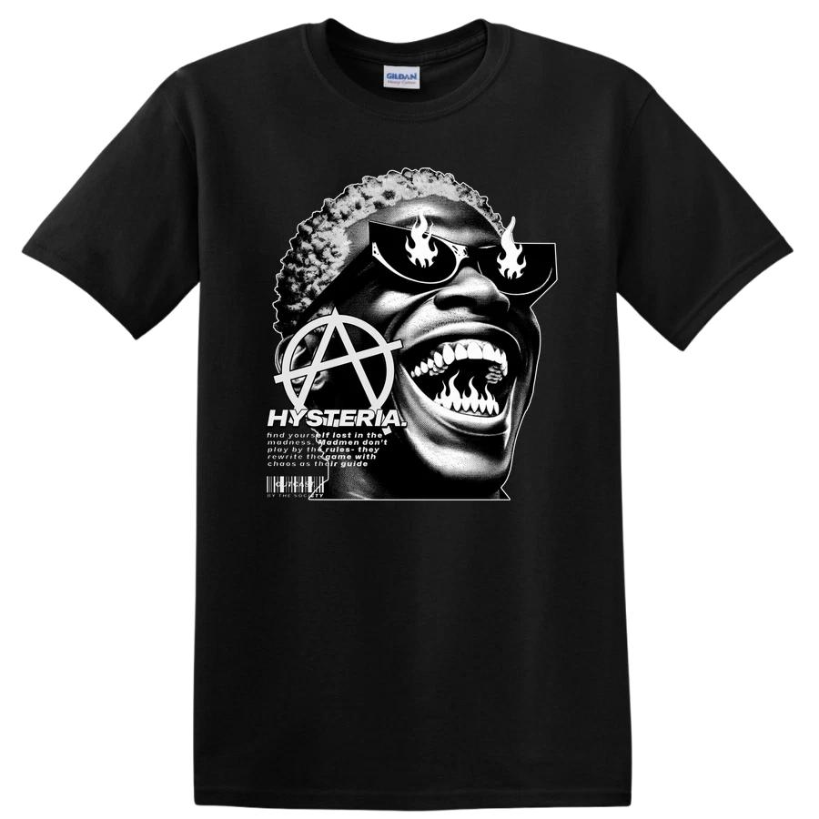 HYSTERIA Anarchy Graphic T Shirt Find Yourself Lost in Chaos Funny Tee XL