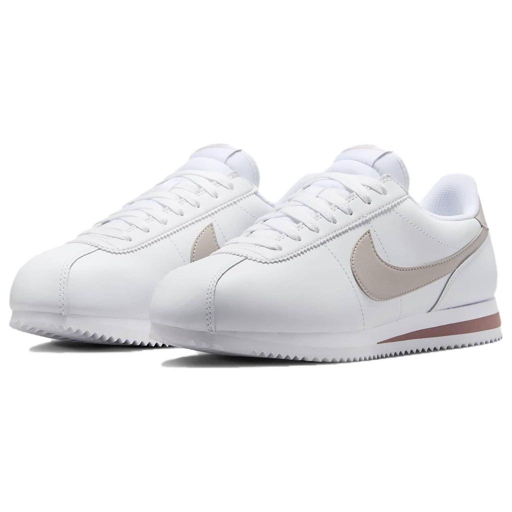 Nike Cortez Białe Platynowe Fioletowe Damskie Trampki Smokey-Mauve Czarne DN1791-105
