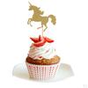 12 Pack Glitter Cupcake Toppers Food Picks Kids Birthday Party Decor