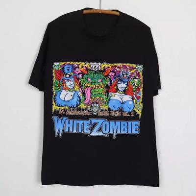 White Zombie Black Unisex T Shirt Full Size S5XL Vintage Unisexs TShirt Size S To 4XL New SpringSummer Arrivals