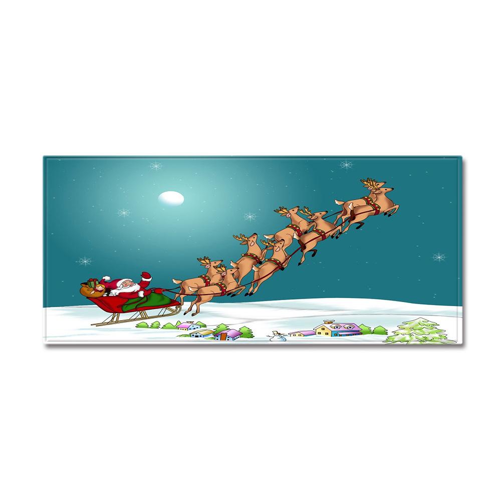 Christmas Kitchen Sand Carpet Doormat Long Floor Mat