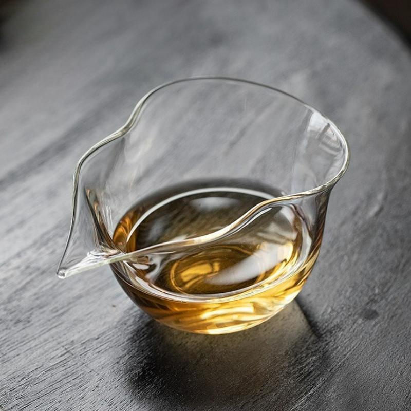 Japanese Style Heat-resistant Glass Fair Cup Kung Fu Tea Transperent Tea Separator Teaware Tea Ceremony Accessories 2025 New