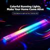 Rgb Ambient Sensor Light - Rechargeable Magnetic Wall Lamp Mood Ambient Light For Cabinet Hallway Stair