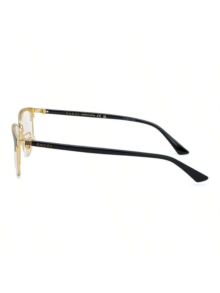 Gucci GG0131O-001 Luxury Men's Rectangular Eyeglass Frames