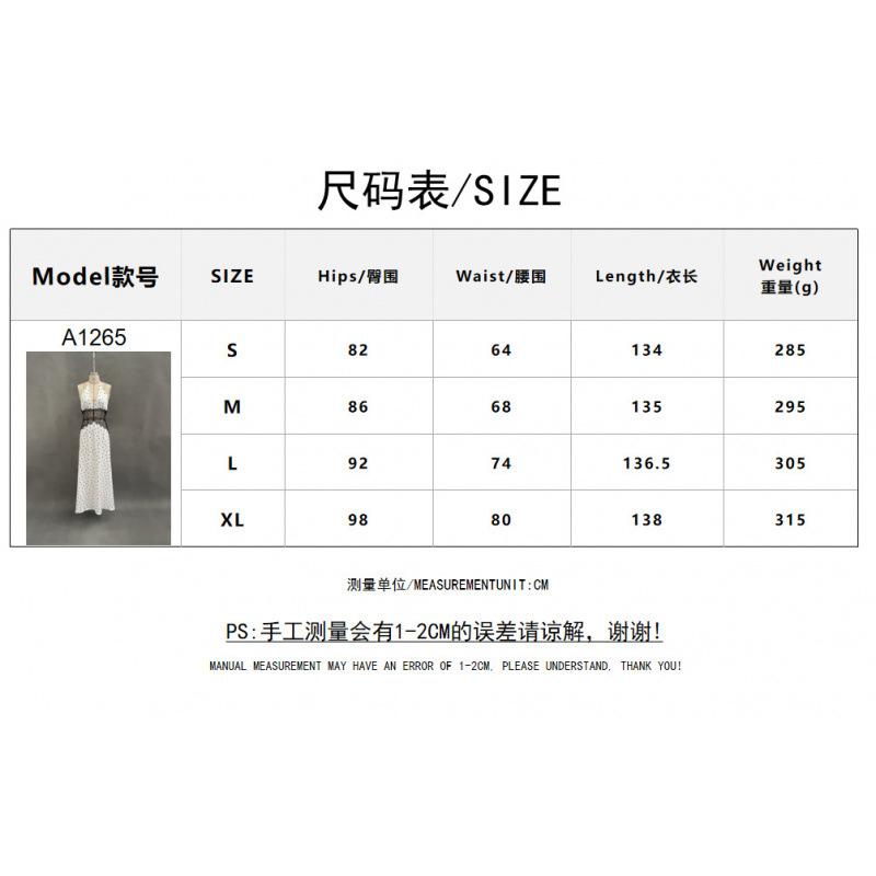 Polka dot dress women s neck V-neck slim-fitting long dress high waist temperament elegant dinner dress women s clothing S