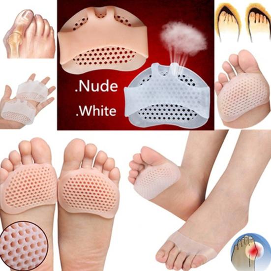 

Силиконовый гель Toe Pads Высокие каблуки forefoot Подушки Боли помощи Протектор