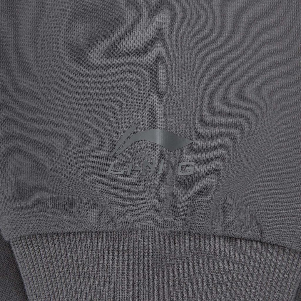 Li Ning Sports Lifestyle Series Loose Fit Round Neck Couple Sweatshirt Print Unisex sweatshirt AWDW685-8