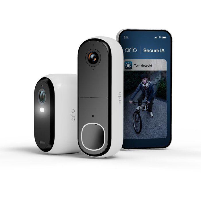 Arlo - Kit de Sécurité Essential 3 - Caméra Extérieure et Sonnette Connectée - Résolution 2K - Image 4