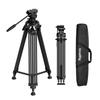 SmallRig FSD14 FreeSpeed Carbon Fiber Video 186cm Camera Tripod with Manfrotto Plate Compatible Fluid Quick 75mm Maximum 10kg Load Compatible with