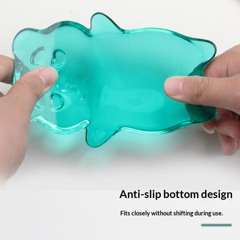 1 stk Klar Sød Bjørn Mus Håndledsstøtte Ergonomisk Silikone Gel Mus Håndledsstøtte til Tastatur og Spil