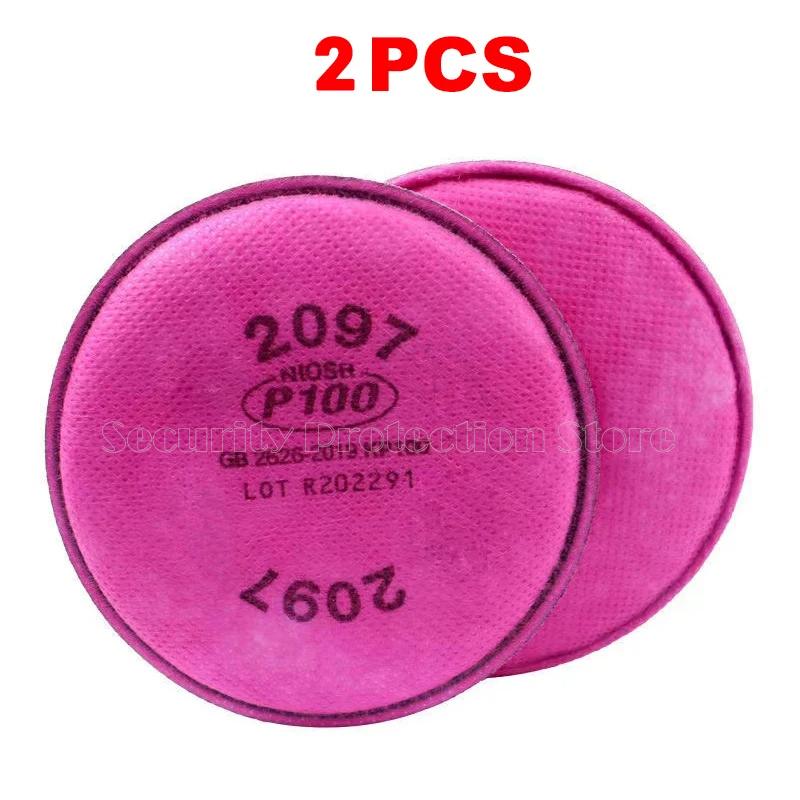 7502+2097 Half Facepiece Mask Reusable Respirator P100 Respiratory Protection Nuisance Level Organic Vapor for 3m 7502 Mask