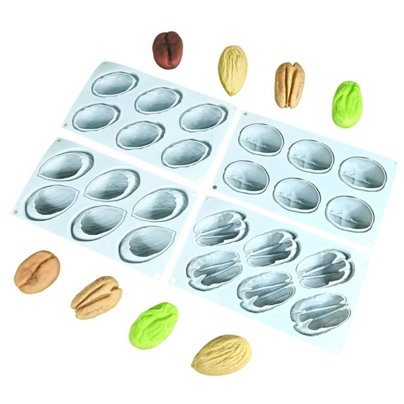 Flexible Silicone Baking Molds Perfect For Nut Inspires Dessert And Treats Mousse Cake And Chocolate Mould