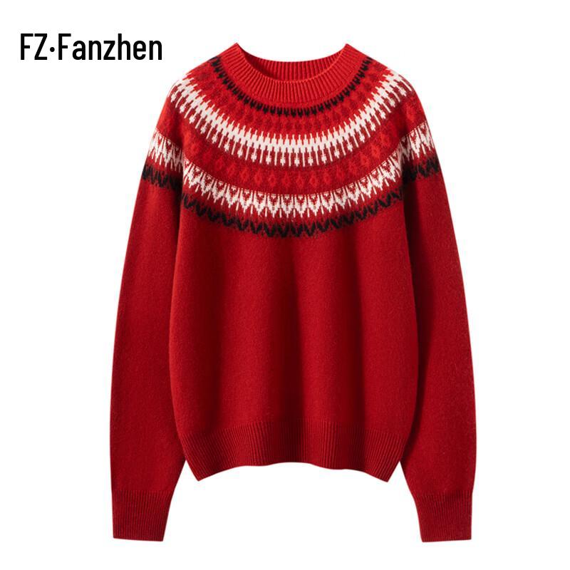 

Fanzhen Women s Half-High Collar Cashmere Sweater L