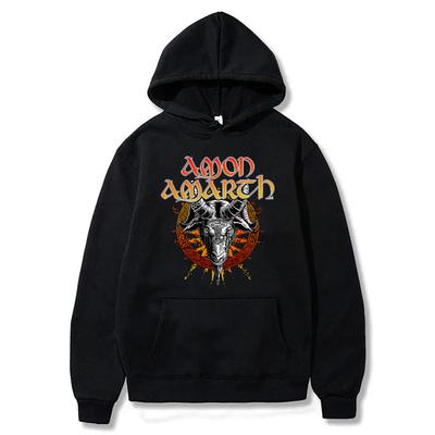 Amon Amarth Heidrun Over Latin America 2024 Bluza z kapturem Nowa odzież oversize Damska męska Bluzy Outdoor Casual Pullovers