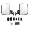 Golf Cart Side Mirror Foldable 180 Degrees  Adjustable HD Glass Golf Cart Side Rear View Mirror Replacement for EZGO