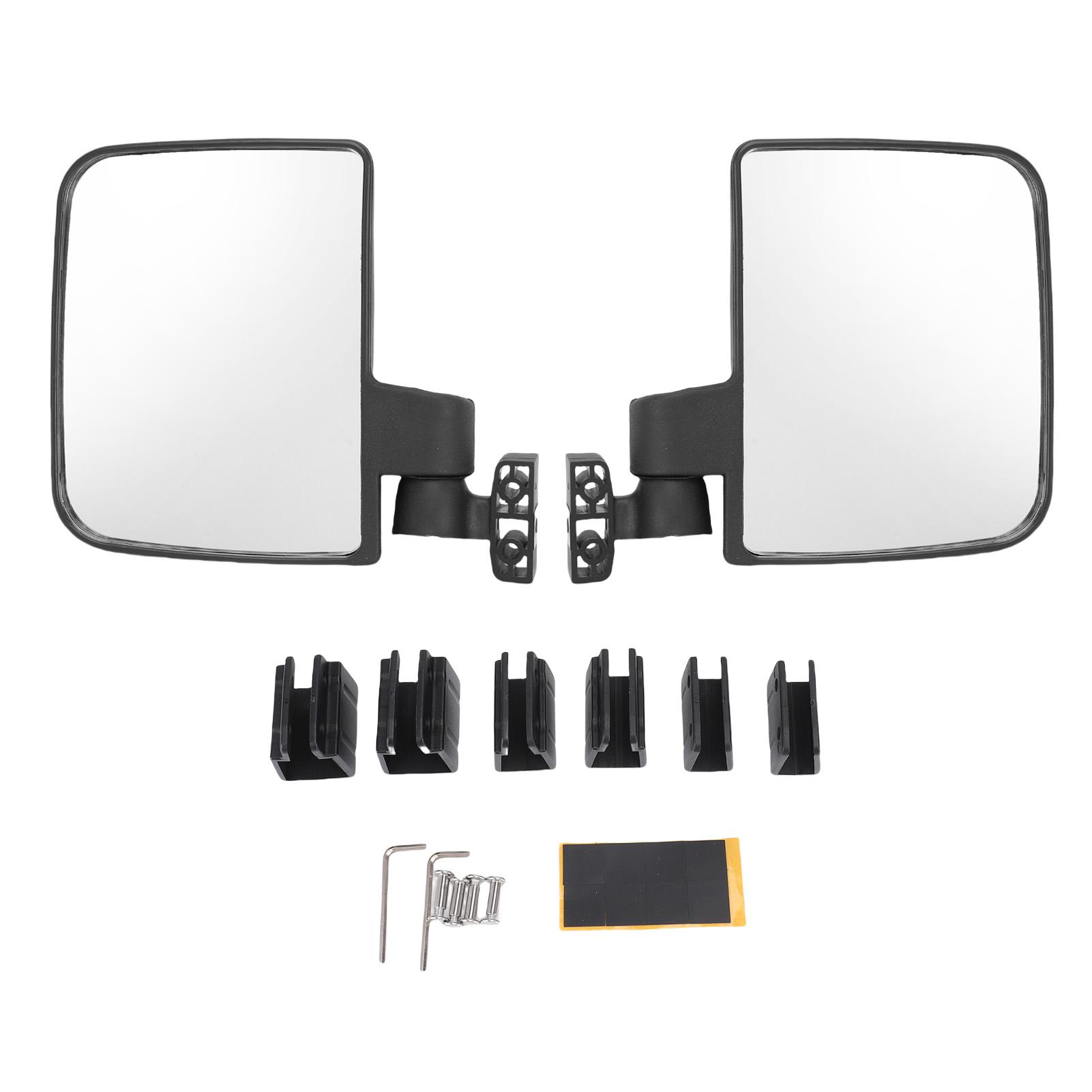 Specchietto Laterale per Golf Cart Pieghevole a 180 gradi Vetro HD Regolabile Specchietto Retrovisore Laterale per Golf Cart Sostituzione per EZGO