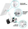 Wasserstein Universelle Mastmontage für Kameras und Solar Kompatibel mit und Eufy Kameras 2-in-1 Panels, Wyze, Blink, Ring, Arlo, (Weiß)