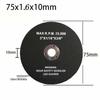 3-Inch Mini Angle Grinder Disc for Metal/Stainless Steel – 75x1.6x10mm Cutting, Grinding, Polishing, Trimming.