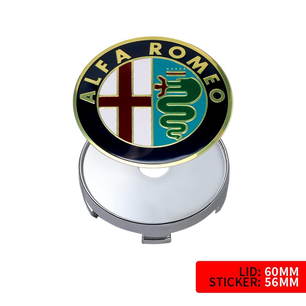 2026 Caldo Alfa Romeo 4pz 56mm Emblema Ruota Auto Alfa Romeo Decorazione Tappo Mozzo Modificato Per Alfa Romeo 159 Giulietta 147 156 Giuli