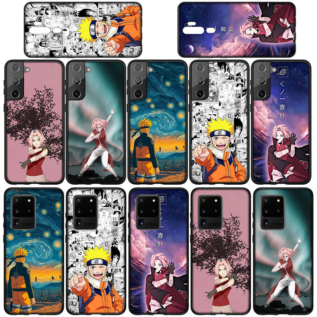 For Samsung Galaxy S25 S24 S23 S22 Ultra FE Plus A17 A37 A57 A56 A55 A06 A16 A15 A36 A26 A35 A05 A25 A54 A34 Phone Case Naruto Haruno Sakura Cover
