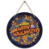Halloween Decoration Wooden Round Sign Creative Decorative Hanging Tag