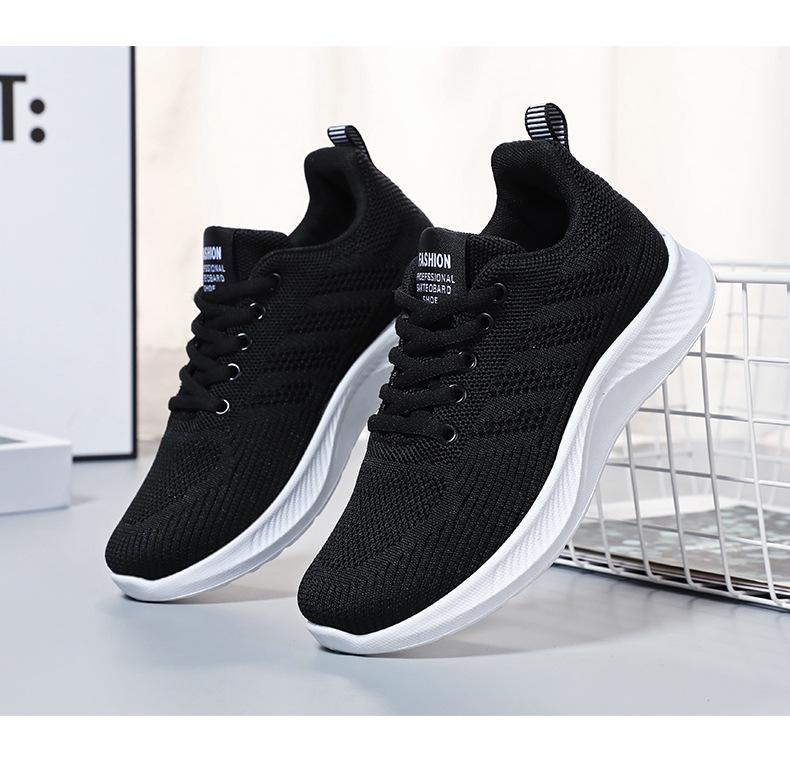 Women's Casual Soft Sole Breathable Flyknit Sneakers