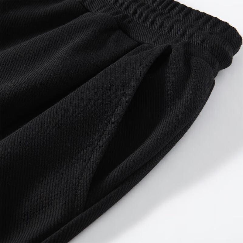 GENIOLAMODE Men's Loose Fit Wide-Leg Casual Trousers