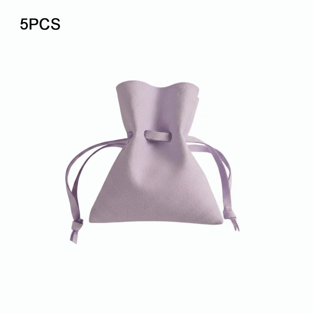 Compact Storage Jewelry Packaging Bag Drawstring Closure Organizer Bag  Wedding Favors