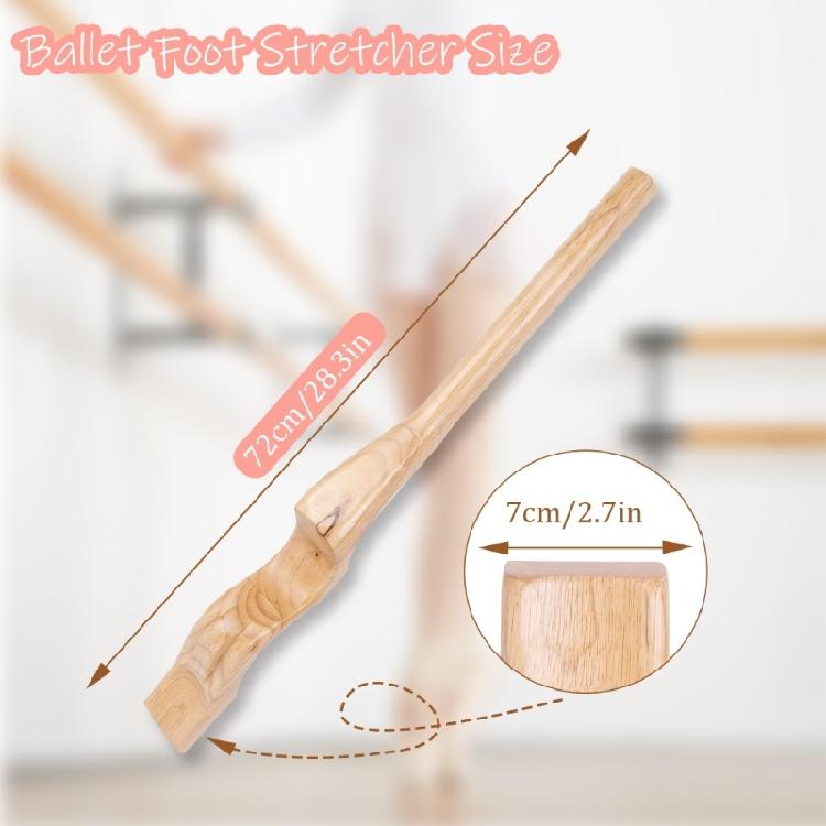 Professional Wooden Ballet Foot Stretcher Set Compacts Light Weight Dance Stretching Equipment Arch Enhancer Enduring