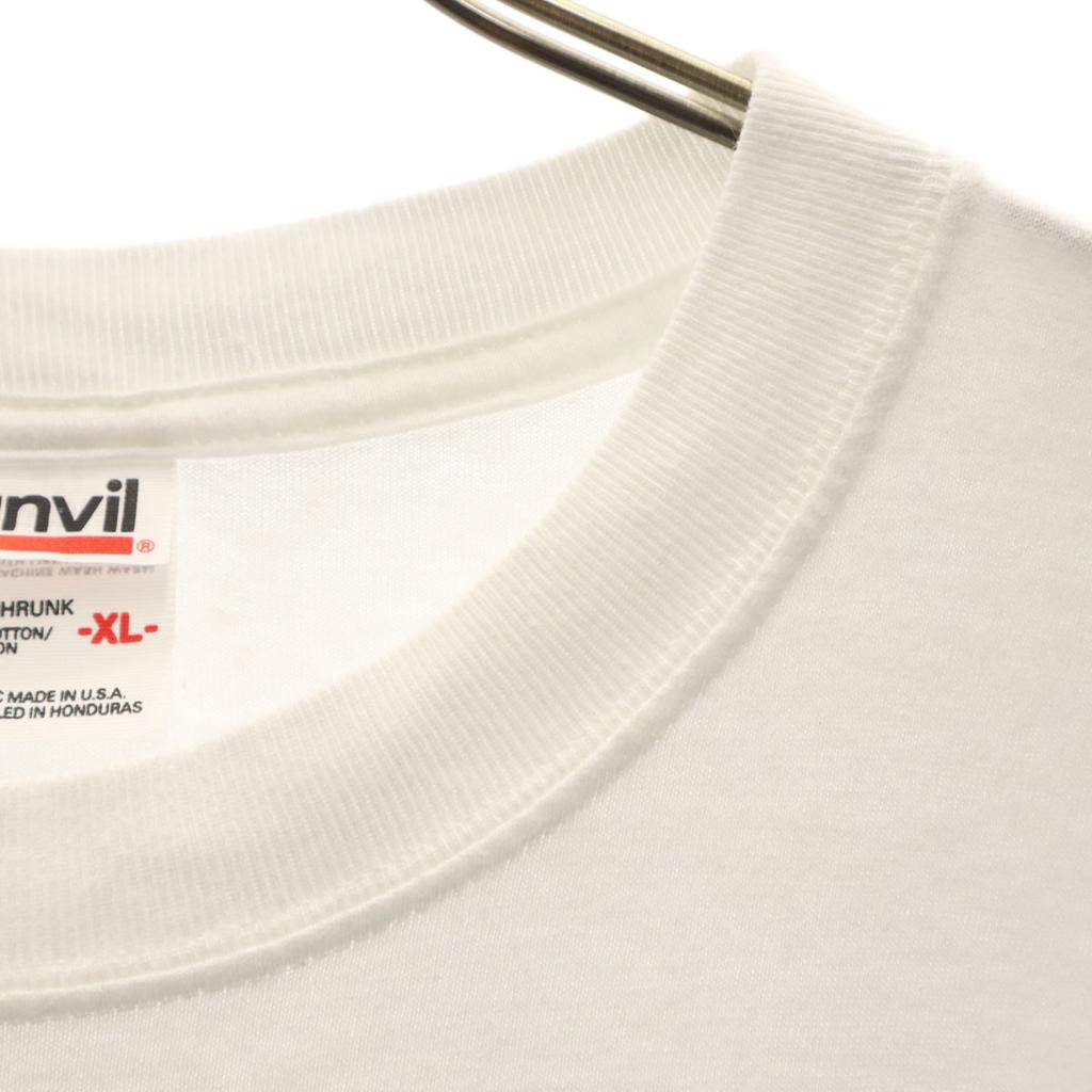 anvil 90s Old Art print Short sleeve T-shirt XL white Men's Used