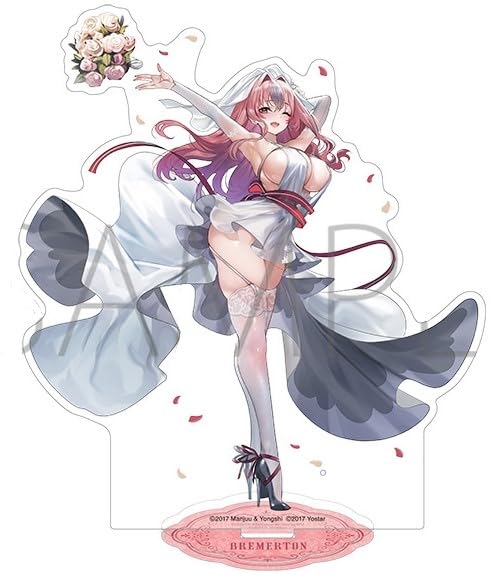 Azur Lane Бреммертон Июньская Невеста Акриловый Стенд Официальный Мерч