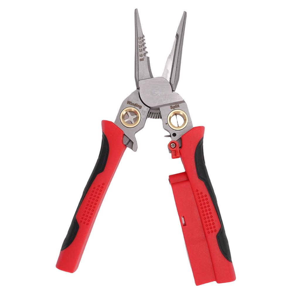 8 in 1 Wire Stripper with Voltage Test Function Electrical Cable Cutter Crimper Electrician Pliers