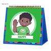 Interactive Feelings and Emotions Book Montessori Reading Flip Book  Boys and Girls
