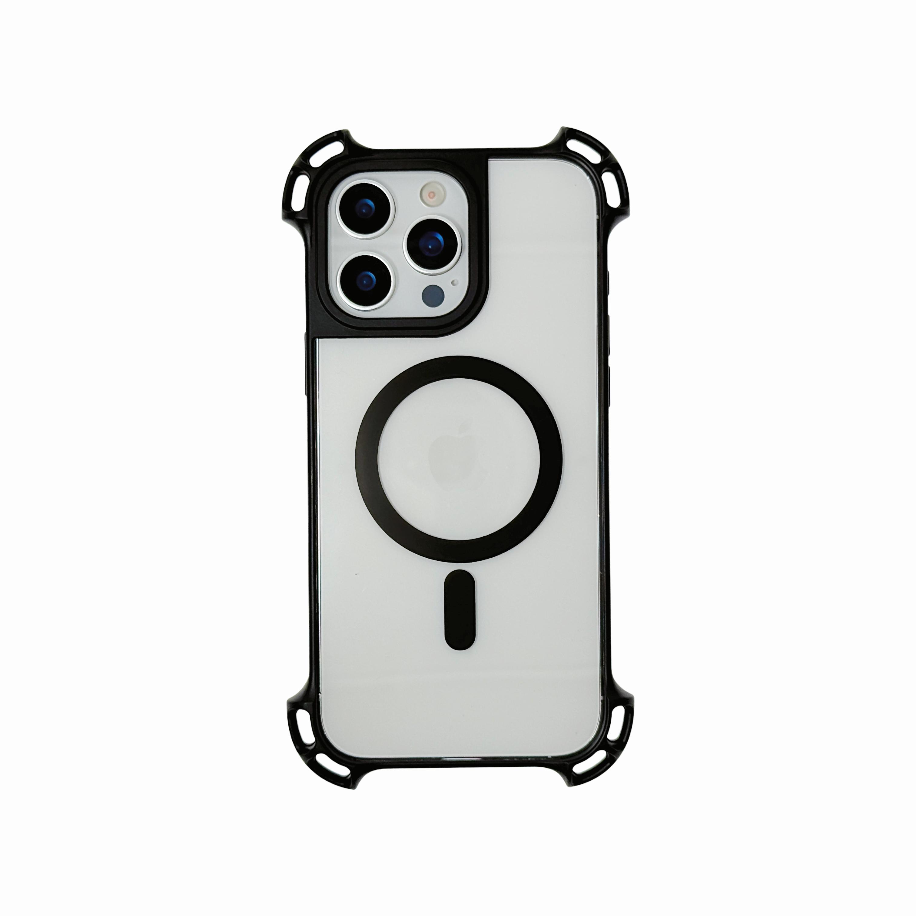 

Shockproof Bumper Clear Case for Magsafe Iphone 17 Pro Max Air 16E 16 E 15 Plus 14 Pro 13 12 11 Pro Max Mag Safe Phone Cover Accessories iphone 17 pro max чёрный