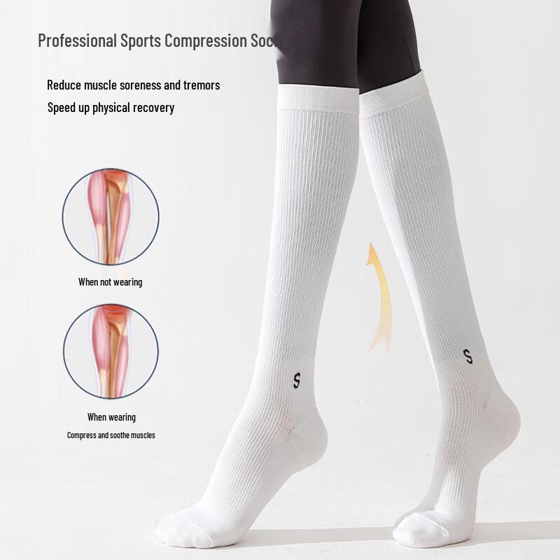 Duweike Professional Anti-Slip Compression Calf Socks One Size