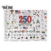 1000Pcs Jigsaw Puzzle Patriotic 250th Anniversary Puzzle, American 1776-2026 4th of July Challenge Game, Gift for July, Independence Day USA