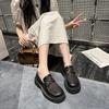 2025 New Ladies' Mesh Loafer Shoes Large Size Hollow Ultra Soft Versatile Thick-soled Slip-on Single Summer Breathable Sandals