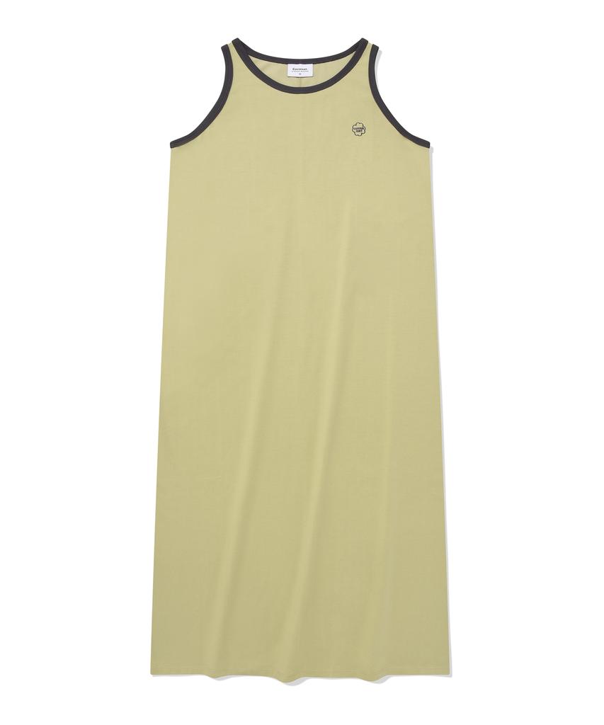 Covernat Woman Sleeveless Dress Olive