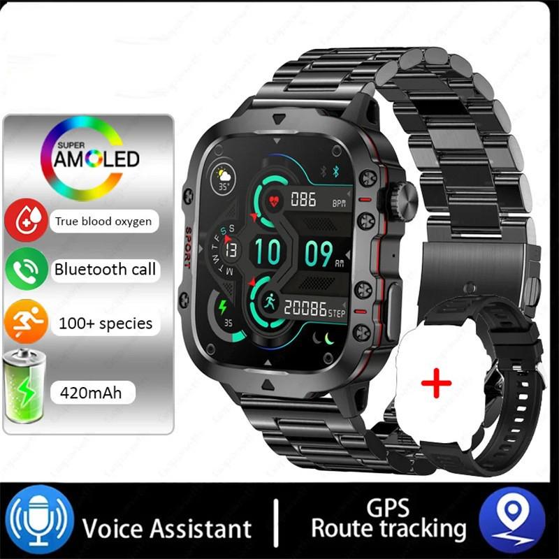 Qx11 Smartwatch: Bluetooth Calling, Heart Rate, Blood Oxygen, Running Tracker