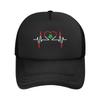 Heartbeat Lebanon Lebanese Country Flag Casquette  Women Unisex Outdoor Hats  Adjustable Snapback Cap New Baseball Caps