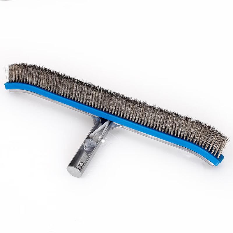 Rodelick 18-inch Aluminum Back Stainless Steel Pool Brush