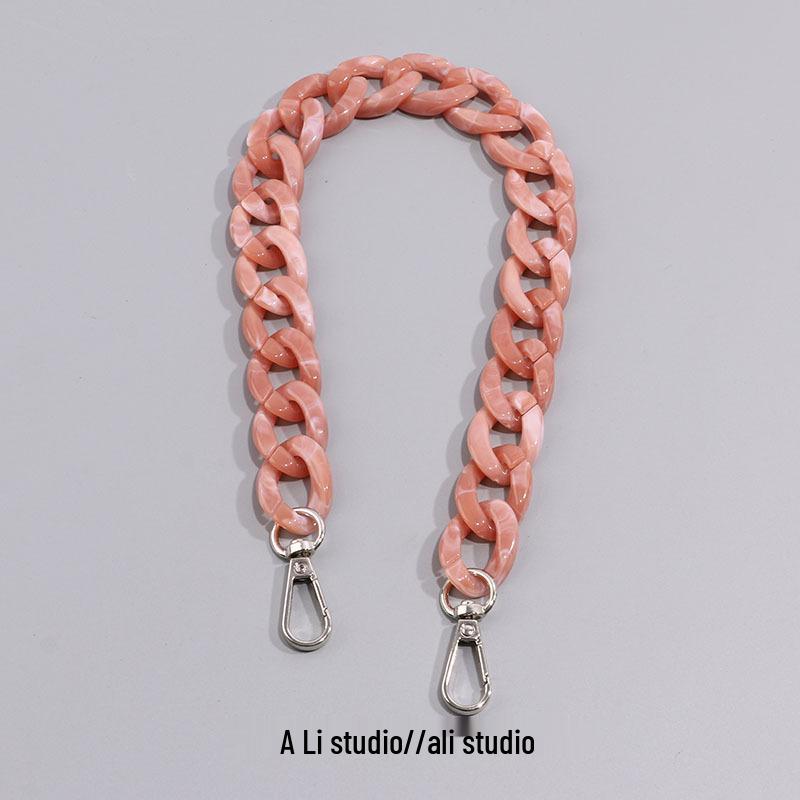 Multi-color Acrylic Chain: Versatile Bag Strap, Phone Lanyard, and Crossbody Accessory