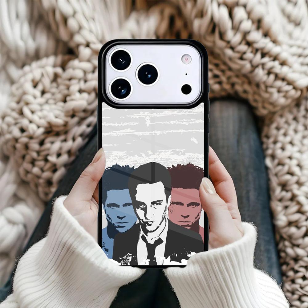 Movie fight club Pattern print Magnetic Phone Case For iPhone 17 16 15 12 13 Pro Max 14 Plus 11 Hard Cover With MagSafe iPhone 12 mini