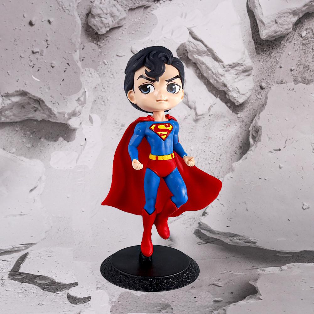 Detailed Avengers Justiceleague Q Version Cartoon Model Action Figure Decoration