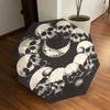 1pc Skulls Crescent Moon Circular Design Umbrella with Plastic Handle,Suitable for All Seasons Home Travel Outdoor UmbrellaDD1434